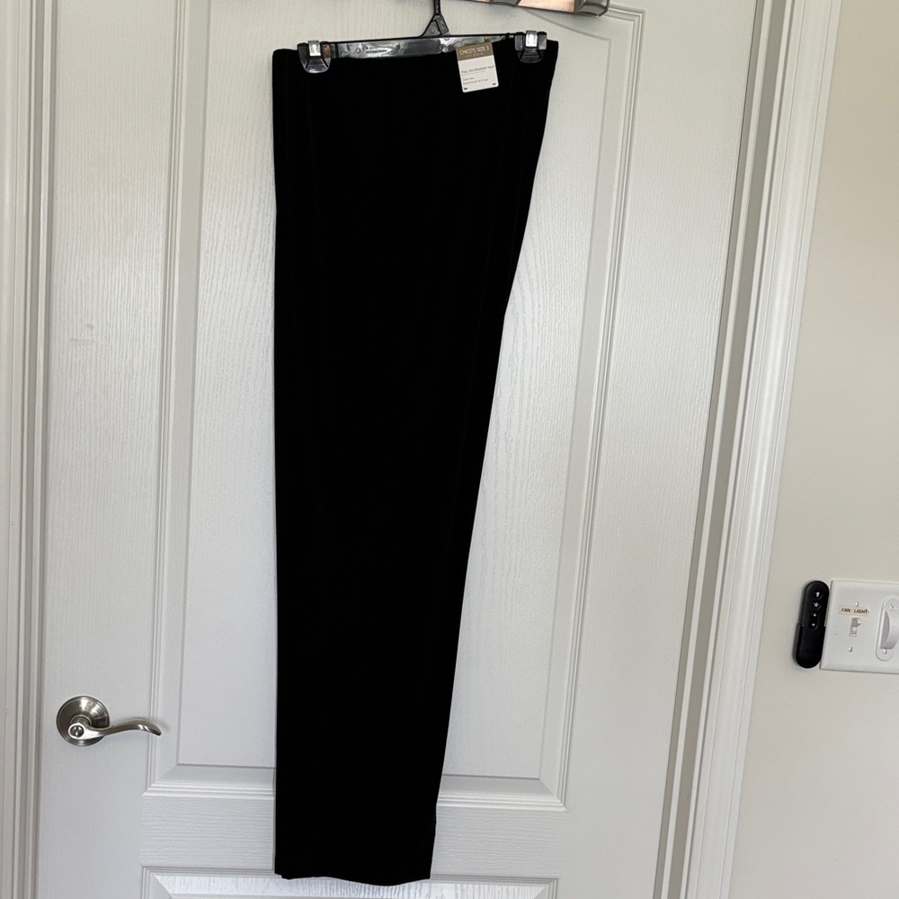 NWT Chicos Travelers Classic Black Women’s Dress Pants